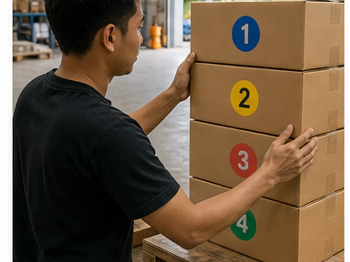 Label secara konsisten